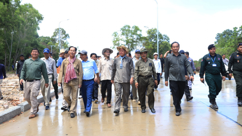 គម្រោង​ស្ថាបនា​ផ្លូវ​ ៣៤ ​ខ្សែ​ នៅ​ខេត្ត​ព្រះសីហនុ​ នឹង​បញ្ចប់​នៅ​ពាក់កណ្ដាល​ខែមីនា