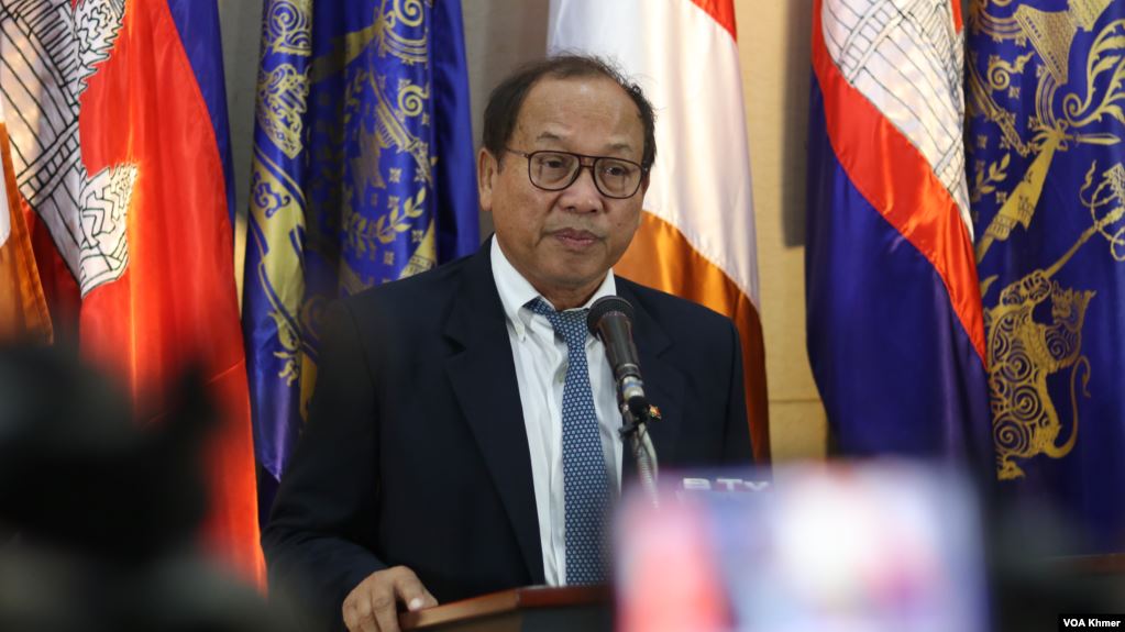 មន្រ្តី​ជាន់​ខ្ពស់​កម្ពុជា​ហៅ​សេចក្តី​ព្រាង​ច្បាប់​ដាក់​ទណ្ឌកម្ម​របស់​អាមេរិក​ថា​ជា​ការ​​ប្រឆាំង​សន្តិភាព​នៅ​កម្ពុជា