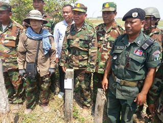 រាជ្យបណ្ឌិត្យសភា កម្ពុជា ចុះពិនិត្យ បង្គោលព្រំដែន កម្ពុជា-វៀតណាម 