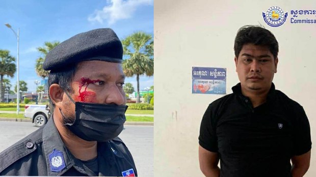 អាជ្ញាធរ​ខណ្ឌ​ជ្រោយ​​ចង្វារ​​ចាប់​ខ្លួន​​មន្ត្រី​យោធា​​ម្នាក់ ដោយ​សារ​​មិន​គោរព​​បម្រាម​​រដ្ឋាភិបាល