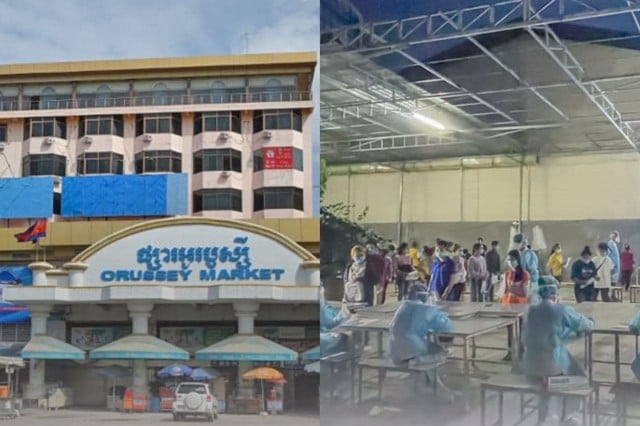 មនុស្សជិត៩០០នាក់ ត្រូវបានរកឃើញវិជ្ជមានកូវីដ-១៩ ដែលផ្ទុះចេញពីផ្សារអូរឫស្សី និងរោងចក្រឌីន ហាន 