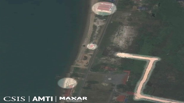 «ចិន​​បន្ត​​សង់​សំណង់​​នៅ​​មូលដ្ឋាន​​ទ័ព​​ជើង​​ទឹក​រាម»