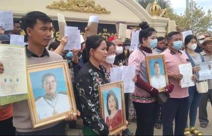 អ្នកភូមិជិត១០០នាក់នៅក្រុងប៉ោយប៉ែត ផ្ទុះការតវ៉ាទាមទាររកដំណោះស្រាយដីធ្លី